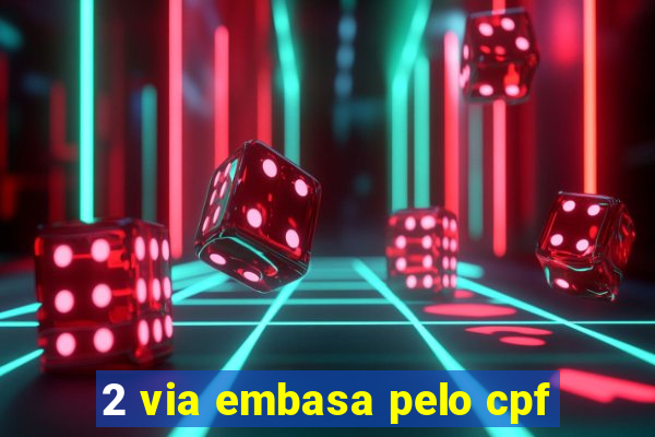 2 via embasa pelo cpf